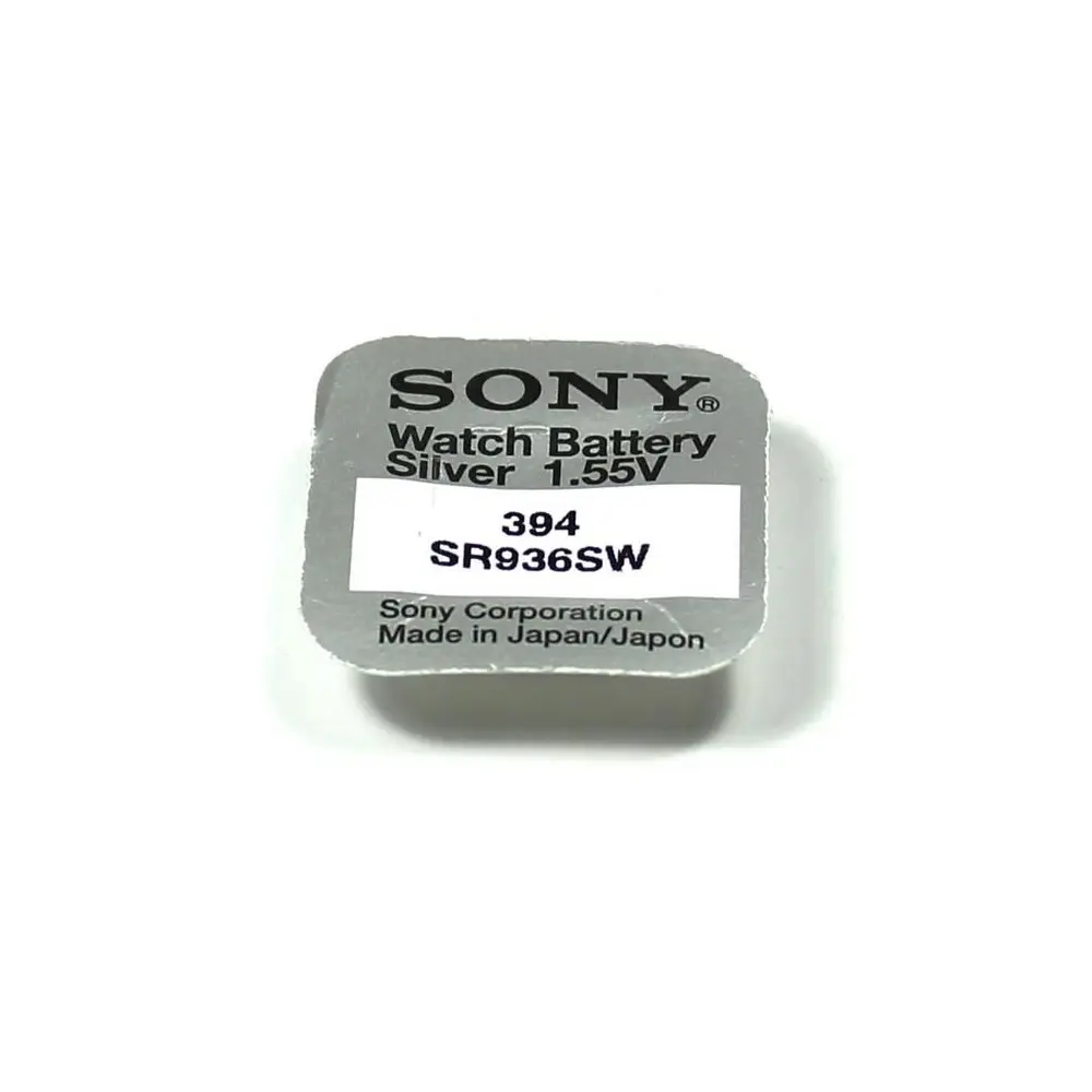 Poglądowa prezentacja baterii Sony — zegarkowe