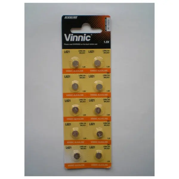Poglądowa prezentacja baterii Vinnic — alkaliczne